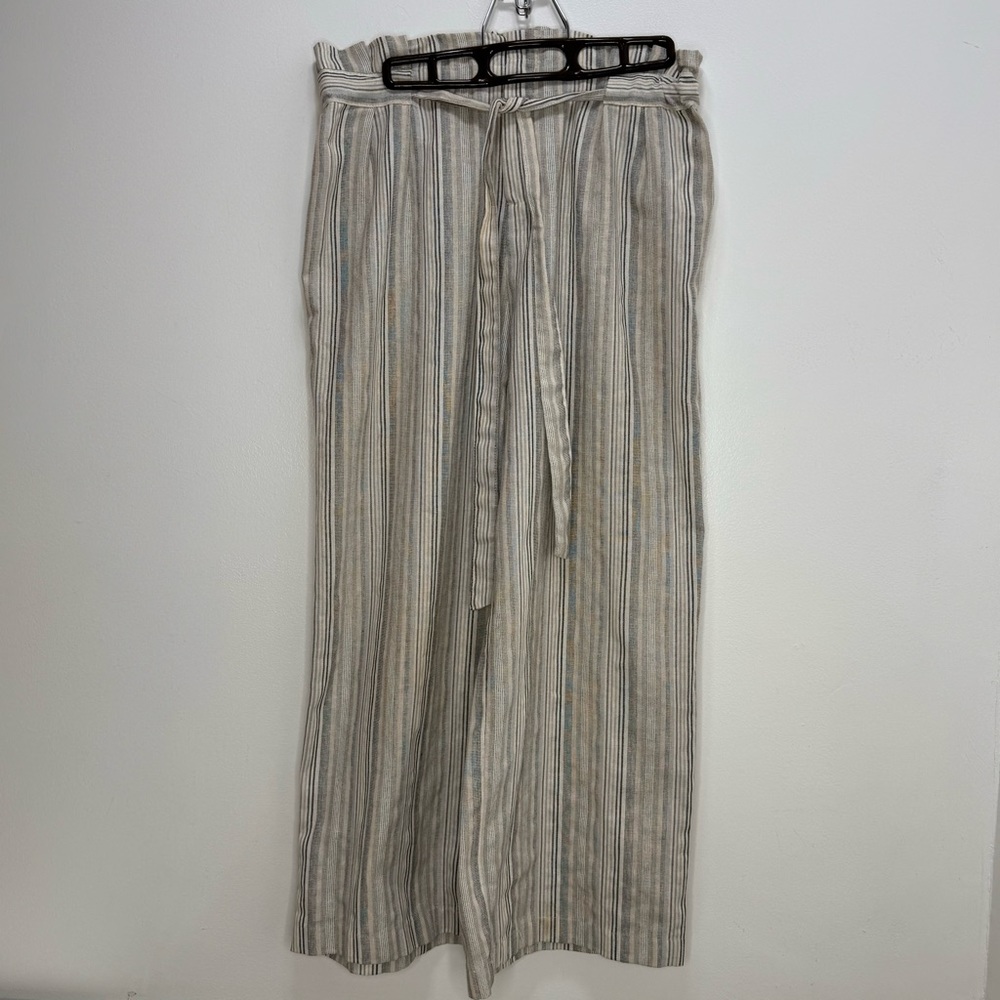 Just Living wide leg striped pants